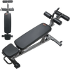 VEVOR Sit Up Bench, Decline Ab Bench with Reverse Crunch Handle, with 4 Adjustable Height Settings, Heavy Duty Steel, 1000 Lbs Capacity, for Home Gym Workouts, Strength Training, Full Body Muscles