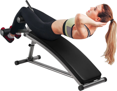 Vevor Weight Bench Adjustable Incline Decline Strength Training Bench New