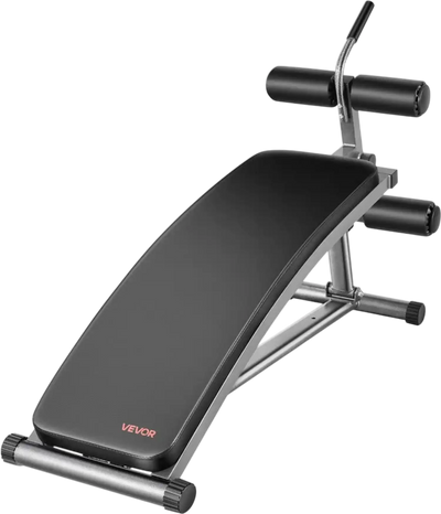 Vevor Sit Up Bench Curved Decline Ab Bench with Reverse Crunch Handle New