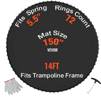 Vevor Trampoline Mat 14' Round Replacement Jumping Mat New