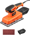 VEVOR Sheet Sander, 1/2 Sheet 2.5A Electric Sander for Woodworking, Max. 12000RPM Variable Speed Sheet Finishing Sander with Sandpaper and Dust Box for Wood Polishing Sanding