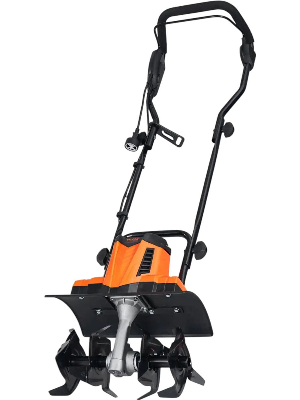 VEVOR 10 Amp Electric Tiller, 14" Tilling Width 3.94" Tilling Depth Corded Electric Tiller/Cultivator, Steel Mn Tines, Rototiller for Garden Lawn Soil Digging