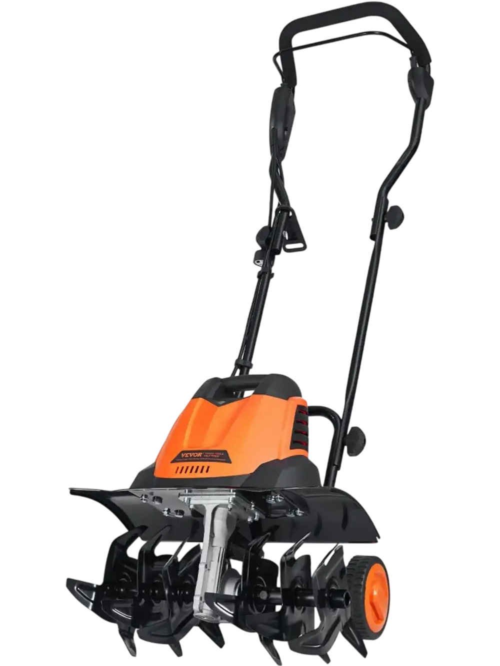 VEVOR 12 Amp Electric Tiller, 18" Tilling Width 3.94" Tilling Depth Corded Electric Tiller/Cultivator, Steel Mn Tines, Rototiller for Garden Lawn Soil Digging