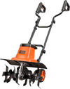 VEVOR Corded Electric Tiller, 18 Inch Tilling Width Garden Rototiller, 13.5-Amp Motor Heavy-Duty Tilling Machine, Cultivator with Steel Tines and Foldable Handle, for Lawn, Yard, and Gardening Care