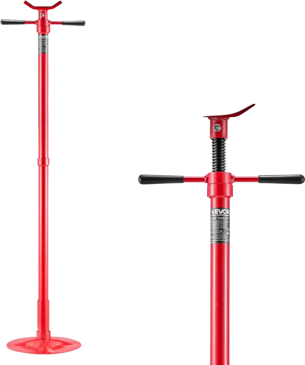 VEVOR Underhoist Support Stand, 3/4 Ton (1653 lbs) Capacity Under Hoist Jack Stand, Lifting from 54.02" to 83.86", Bearing Mounted Spin Handle, Self-Locking Threaded Screw, Support Vehicle Components