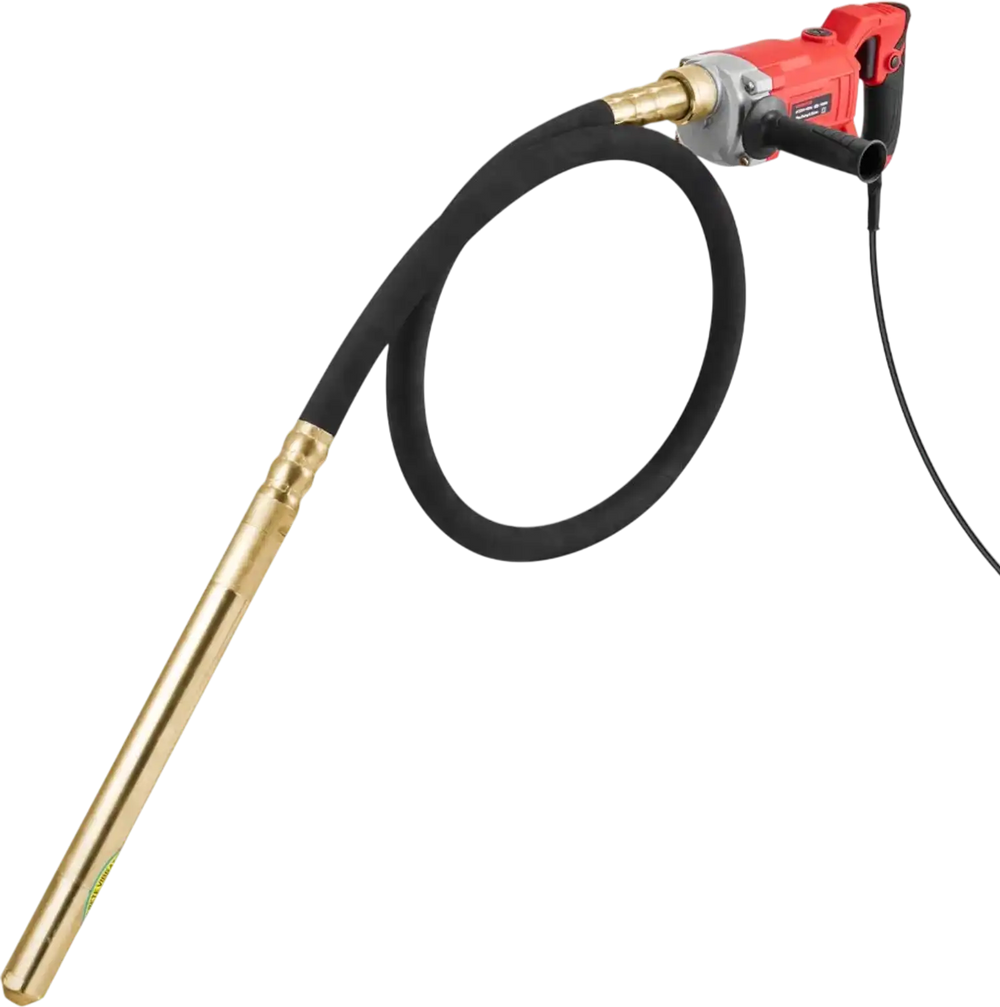 VEVOR Handheld Concrete Vibrator, 800W Electric Vibrator 13000 VPM, Electric Concrete Vibrating Tool With 6.6ft / 2m Shaft Rod, Portable Pencil Cement Vibrator Remove Air Bubble and Mix Concrete