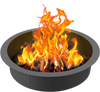 VEVOR Fire Pit Ring, 44-Inch Outer/39-Inch Inner Diameter, 10inch Height 2.5mm Thick Fire Pit Insert, Heavy Duty Carbon Steel Liner DIY Campfire Ring above or In-Ground, for Outdoor Camping, Bonfires