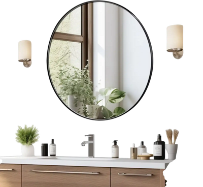 Vevor Wall Mounted Makeup Mirror 30