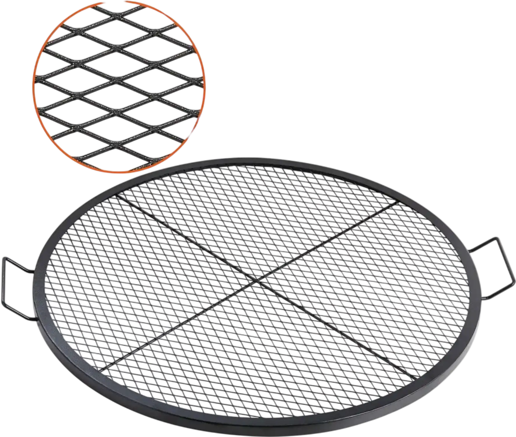 Vevor Fire Pit Grill Grate X-Marks Round 36