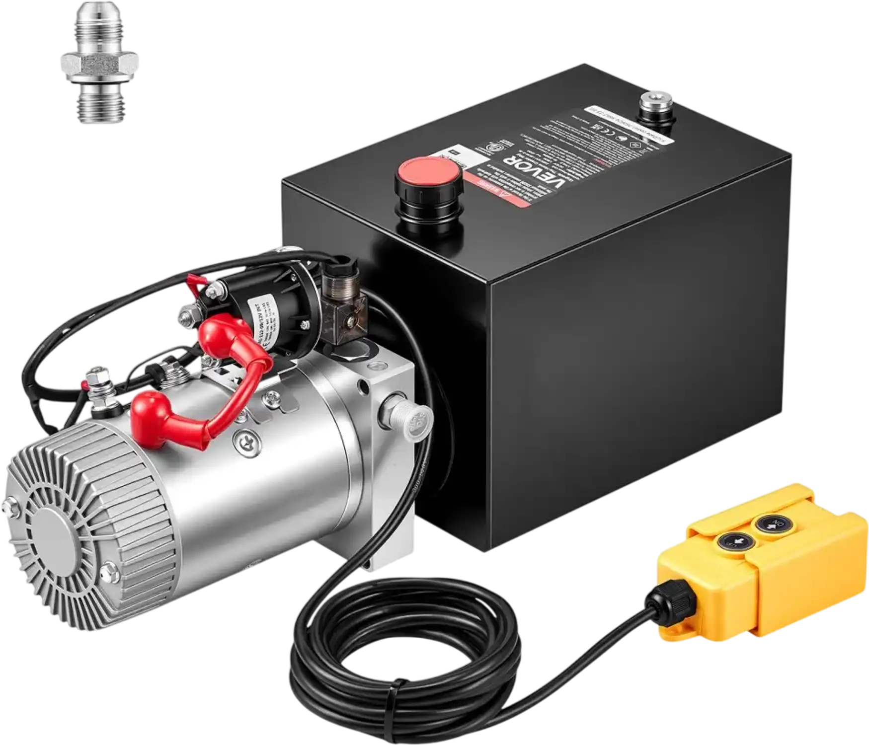Vevor Hydraulic Pump 8 Quart Single Acting Power Unit New