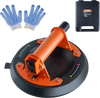 VEVOR Glass Suction Cup, 8" 615 lbs Load Capacity, Vacuum Suction Cup with Steel Handle and Carry Box, Heavy Duty Industrial Suction Cup Lifter Tool for Glass, Granite, Tile, Metal, Wood Panel Lifting