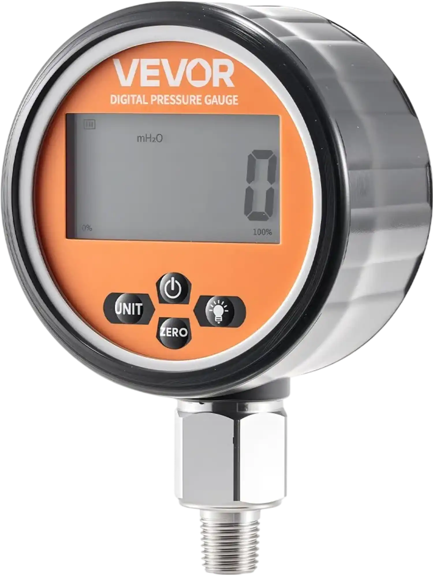 Vevor Hydraulic Pressure Gauge Digital 0-10000 PSI 1/4
