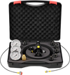 VEVOR Hydraulic Nitrogen Accumulator Charging Kit, All-in-One Nitrogen Fill Kit, Pressure Test System with 3 Gauges (1500, 4000, 6000 PSI), 6 Adapters Couplings, 1 Gas Hose, 1 Valve, 1 CGA580 Adapter