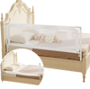 VEVOR Toddler Bed Rail, Kids Beds Guard Rail with Reinforced Iron Pipe and Oxford Cloth, Adjustable Height Bed Side Railing, Portable Guard Bumper Barrier for Crib, Bunk, 78.74 x 35.04 in, 1 Piece