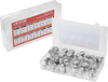 VEVOR 64 PCS BSPP Hydraulic Fittings, Hydraulic Cap and Plug Kit with Precision Threading, Galvanized Steel Heavy Duty Hydraulic Fitting Adapter Kit, Dash Sizes 04/06/08/10/12/16