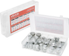 VEVOR 72 PCS JIC Hydraulic Fittings, Heavy Duty Master Industrial Hydraulic Cap and Plug, Hose Tube and Pipe Fitting Kit Cap and Plug Kit Precision Threading in 37° Dash Sizes 4 6 8 10 12 16