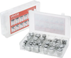 VEVOR 72 PCS ORFS Hydraulic Fittings, O Ring Face Seal Fitting Kit, Hydraulic Hose Tube and Pipe Fittings, Cap and Plug Set for Hydraulics, O Ring Assortment Kit Precision Thread, Sizes 4 6 8 10 12 16