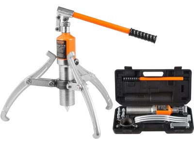 VEVOR Hydraulic Gear Puller, 15 Ton Max Capacity Wheel Bearing Pulling Separator, 2 or 3 Jaws Puller, Vertically and Horizontally, 12