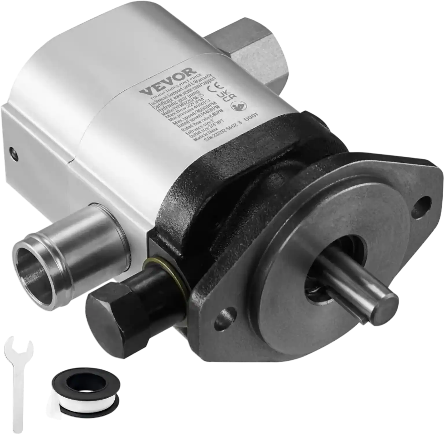 Vevor Hydraulic Log Splitter Pump 22 GPM 2-Stage 4000 PSI Aluminum New