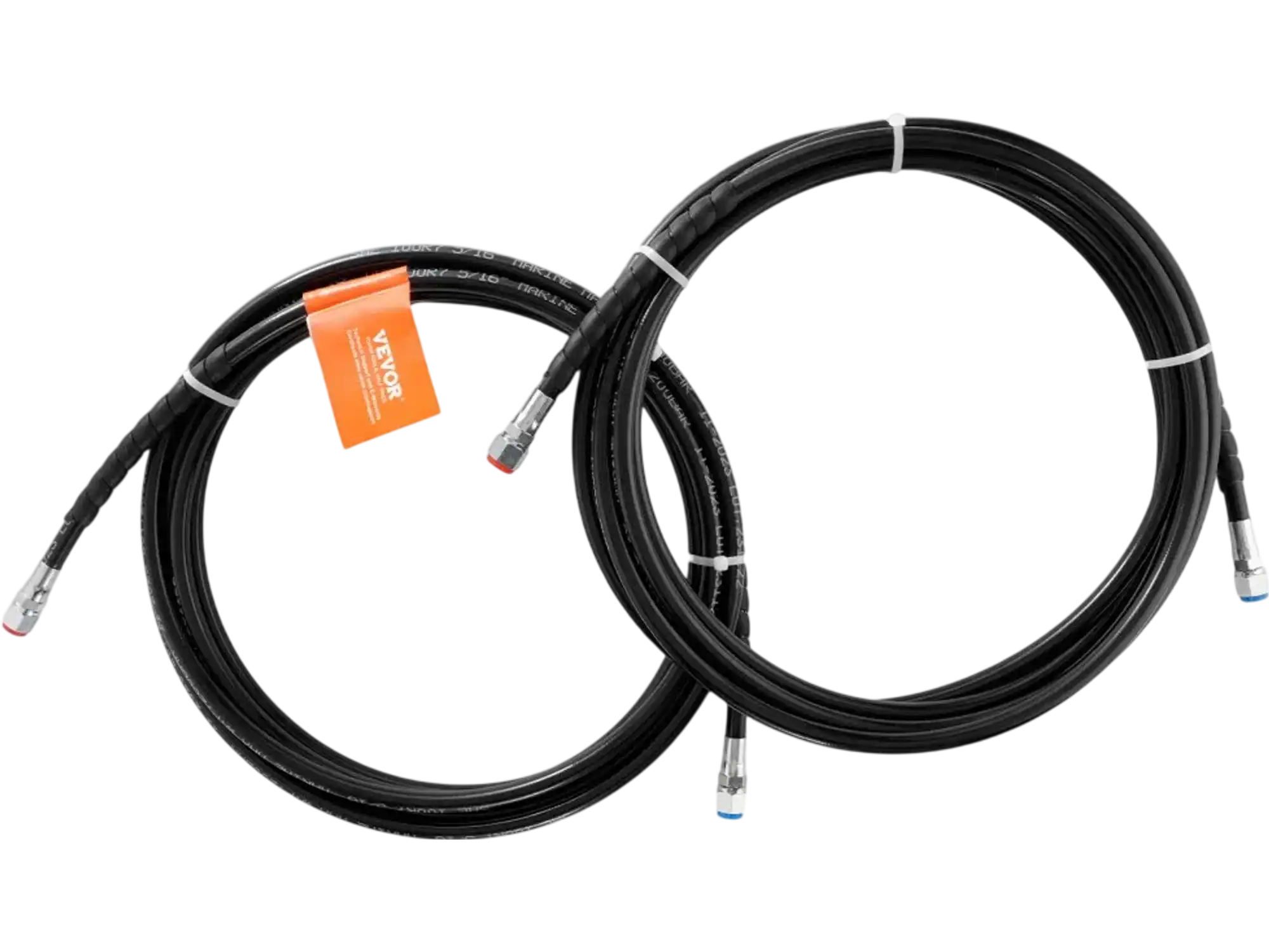 Vevor Hydraulic Steering Hose Kit 20' 2-Piece Leak-Proof Boat Hoses New