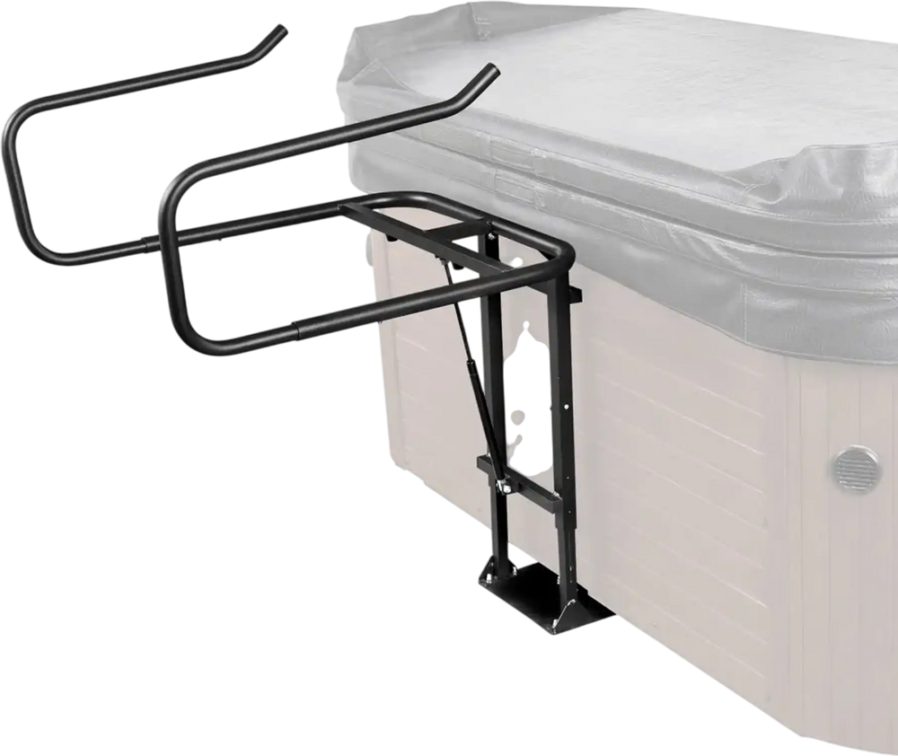 VEVOR Hot Tub Cover Lift, Spa Cover Lift, Hydraulic, Height 33.1" - 41.3" Width 53.1" - 92.5" Adjustable, Installed Underneath on one Sides, Suitable for Various Sizes of Hot Tubs, Spa