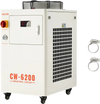 VEVOR Industrial Water Chiller, 17,060 BTU/h, Industrial Water Cooler Cooling System with Compressor, 3.96  Gal Tank Capacity, 18.5 GPM Max Flow Rate, for CO2 Laser Tube Engraving & Cutting Machine