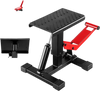 VEVOR Dirt Bike Lift Stand, Motorcycle Jack Lift Stand 1200lbs Capacity and Hydraulic Lift Operation, Hoist Table Adjustable Height 9.8"-18.3" for Dirtbike Repair, Maintenance, Dirt Bike Accessories