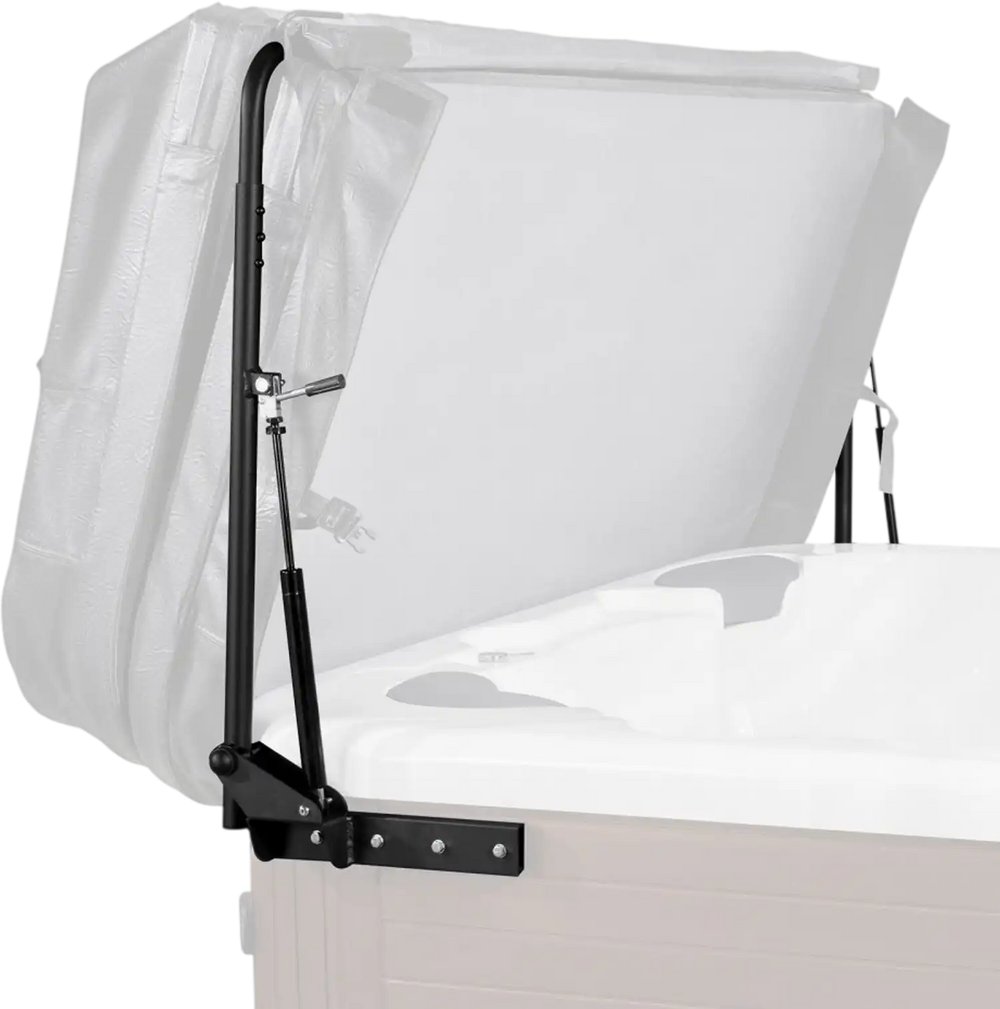 VEVOR Hydraulic Hot Tub Cover Lift, Spa Cover Lift, Adjustable Width from 69 in to 96.5 in, Mounts on Both Top Sides, Compatible with Various Sizes of Rectangular Bathtubs, Hot Tubs and Spas