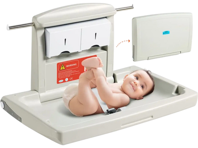 Vevor Baby Changing Station Wall-Mounted Horizontal Foldable Diaper Change Table New
