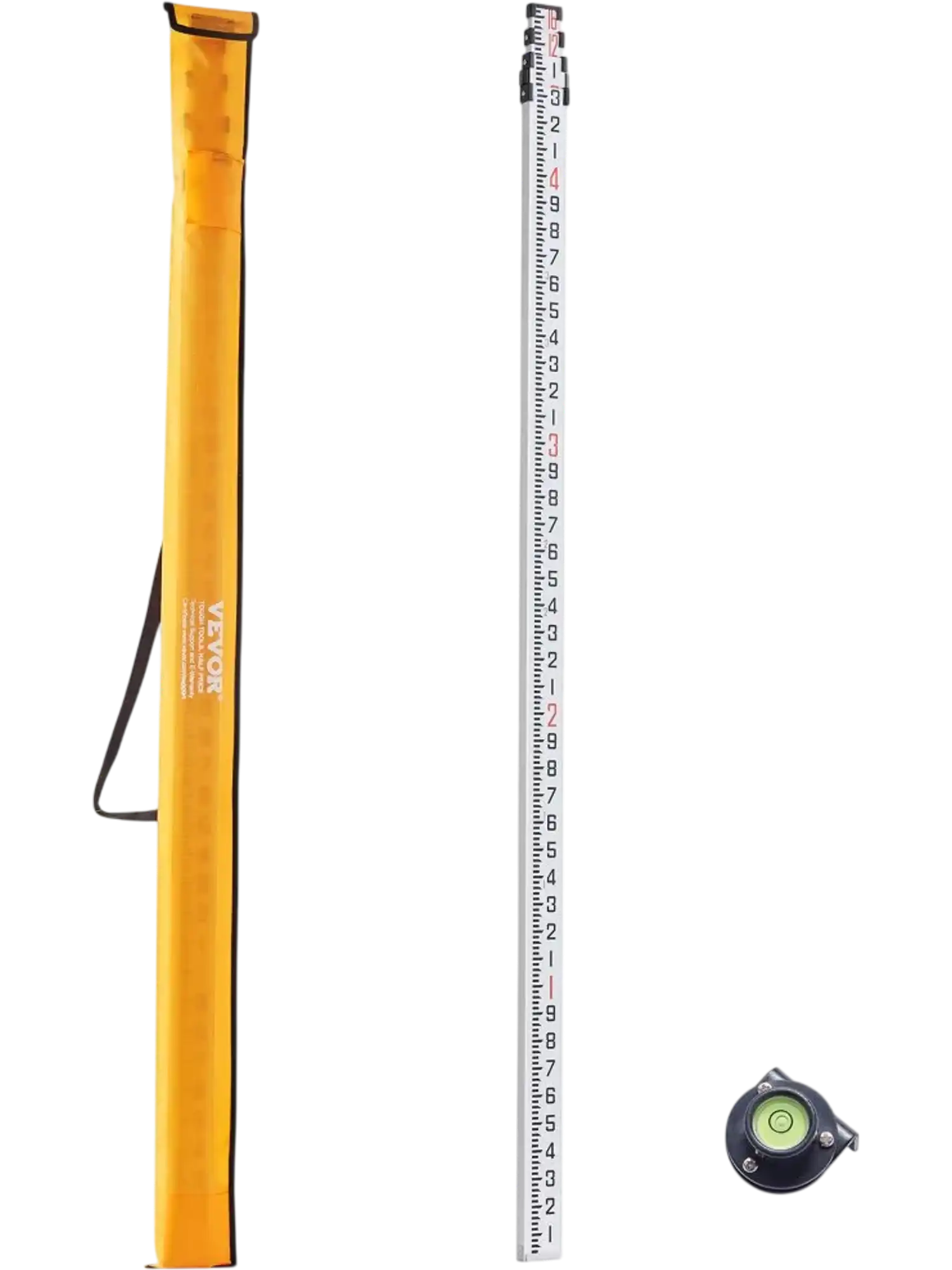 Vevor Grade Rod 16' Telescopic Aluminum Survey Rod New