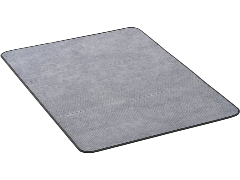 VEVOR Chair Mat, 36 x 48-inch Office Chair Mat for Hard Floors, Floor Protector for Rolling Chairs, Corduroy Surface, Non-Slip & Easy to Clean, Smooth Glide Under Desk Rug for Home Office (Grey)