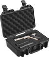 VEVOR Hard Pistol Cases with Pre-cut PU Foam, Waterproof & Dustproof Hard Gun Case for 1 Pistol, 12.59×9.01×4.4 in Lockable Pistol Case, Black