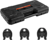 VEVOR VUS Press Jaws for 24KN Compact Series Press Tools, 3PCS Pressing Jaws 1/2", 3/4" & 1" - Compatible with ProPress Copper Pipes Connections, Includes Carrying Case