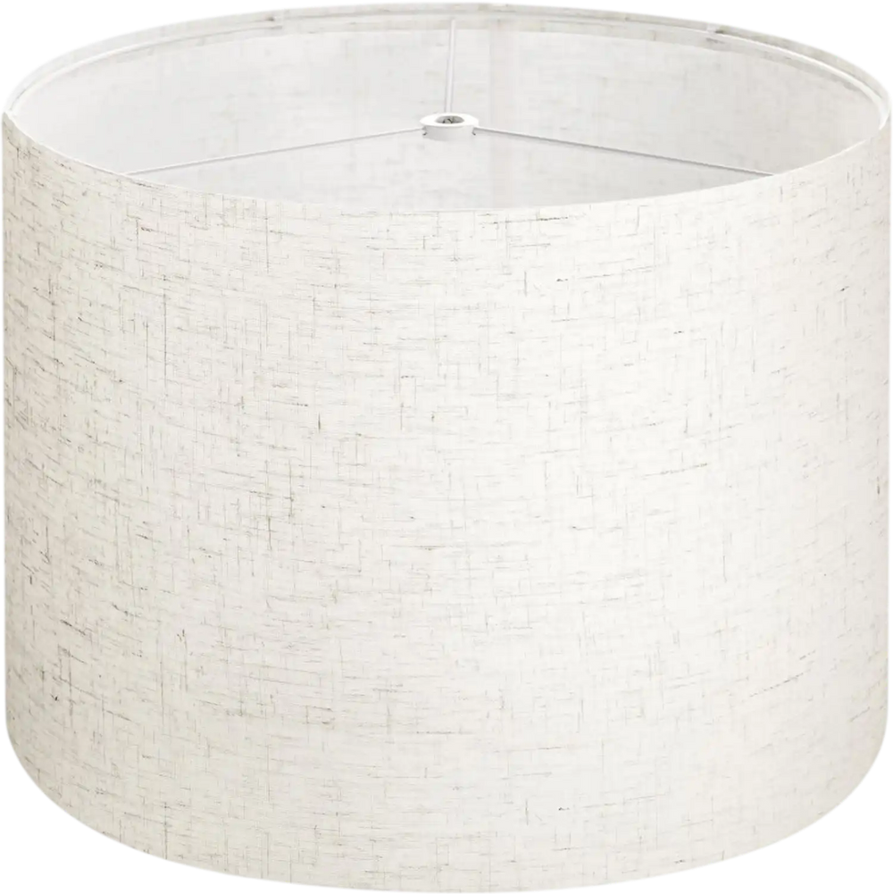 VEVOR Drum Lamp Shade, 13 in Top x 13 in Bottom x 10 in High, Medium Drum Linen Lampshade, Replacement Lamp Shade for Table Lamps Floor Lamps Pendant Lights, Easy Assembly Required (Light Linen)