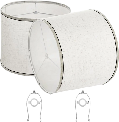 Vevor Lamp Shade 2-Pack Linen Replacement Shade with Harp 11