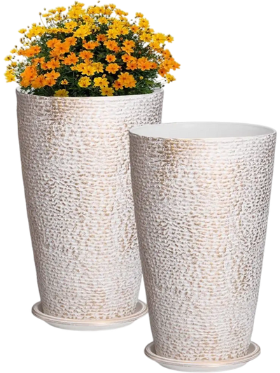 VEVOR Set of 2 Tall Outdoor Planters 21