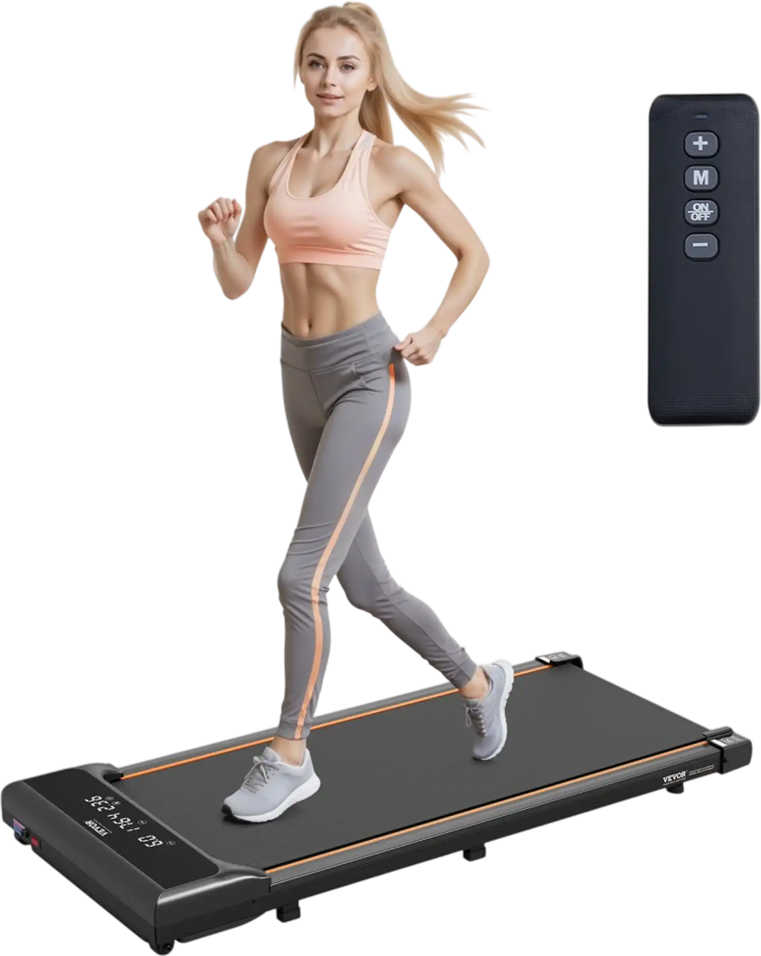 Vevor Walking Pad Under Desk Treadmill for Home Office Working Walking Jogging 265 lbs 2.5HP New
