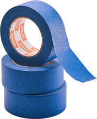 VEVOR Painters Tape, 2 Inch Wide (1.88 In x 60 Yds), 3 Rolls, Blue Painter Tape for Painting, Edge, Trim, Ceiling, Masking Tape Protects Surfaces and Removes Easily, DIY Craft Art, Labeling Decoration