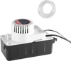 VEVOR Condensate Removal Pump, 1/50 HP, 65 GPH, 15 ft Lift, 1/2 Gal Tank Automatic AC Condensation Pump with Float Switch & 20 ft Hose for Air Conditioner, Dehumidifier, Furnace, Ice Maker Water Drain