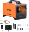 VEVOR Diesel Air Heater, 8 kW DC12-24V, Fast Heating Diesel Parking Heater with Remote Control and Square Color Digital Display, Low Noise, Voice Announcement, for RV, Truck, Camper, Boat and Trailer