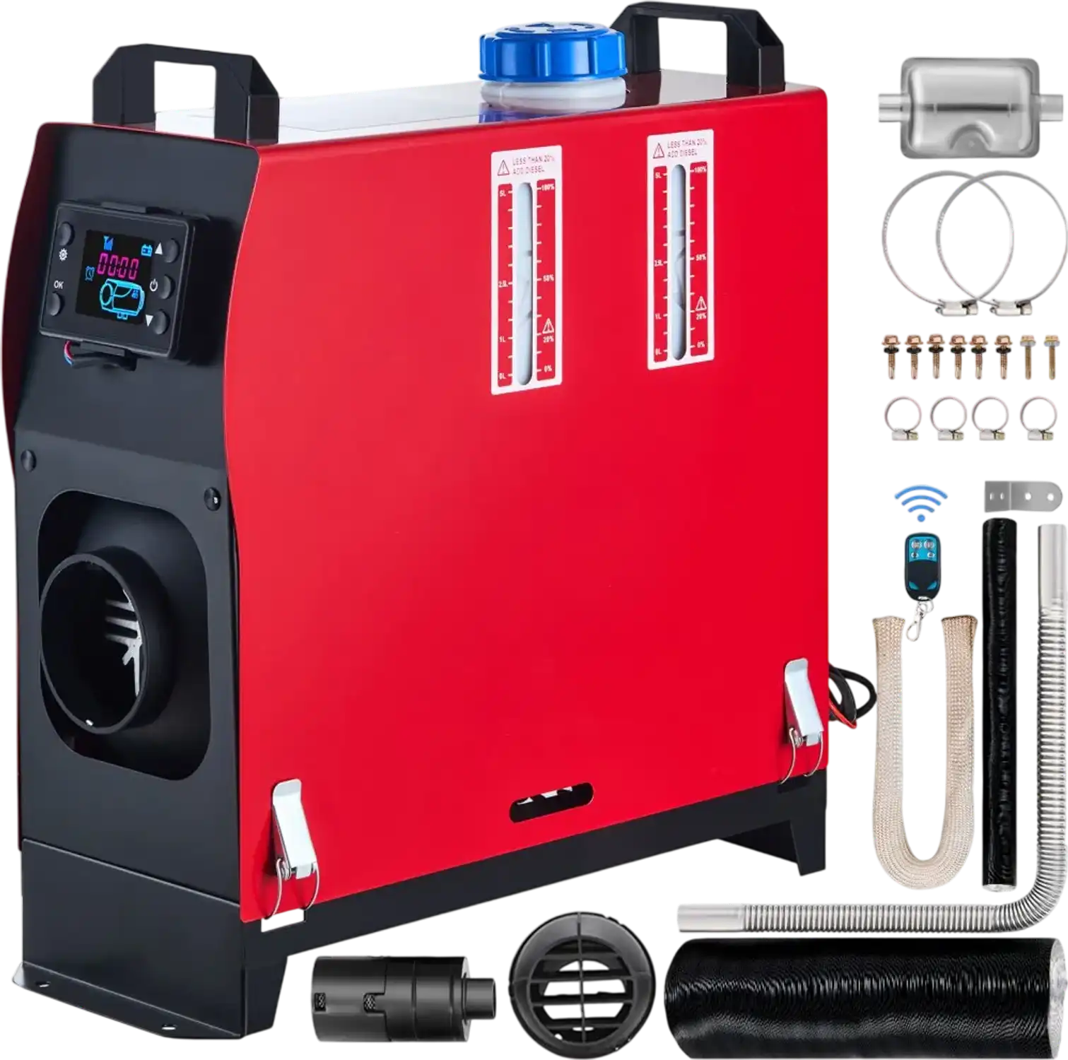 Vevor Diesel Air Heater 12V 5KW All-in-One Parking Heater with LCD Remote New