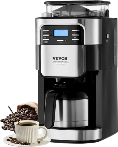Vevor Coffee Maker Grind and Brew 8-Cup Drip Coffee Machine New