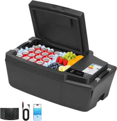 Vevor Car Refrigerator Tesla Model 3 Portable Electric Freezer 21.1 QT 20L New