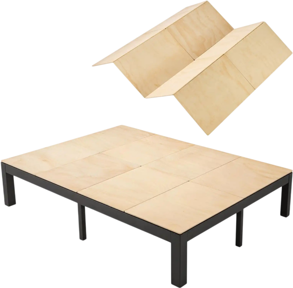 VEVOR Bunkie Board, Queen Size 76.8 x 58.3 in, Foldable Bed Board Under Mattress with Nylon Webbing, Plywood, Rounded Edges, Anti-Sag Design for Metal Frames, Sleeper Sofas, Platform and Bunk Beds