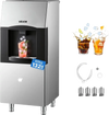 VEVOR Commercial Ice Dispenser, 132 lb Storage, 14.5 lb/6.6 kg per min, for Restaurants & Hotels, Ice Storage Bin with Automatic Dispensing & Height-Adjustable Feet, Ice Maker Head Sold Separately