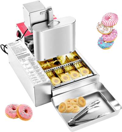 Vevor Donut Machine Commercial Automatic 4-Row 240 pcs/hour Stainless Steel New