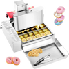 VEVOR Commercial Automatic Donuts Machine, 6 Rows Donuts Making Equipment, 360 pcs/hour Electric High Power Doughnut Maker, Stainless Steel Frying Auto Fryer, with Intelligent Control