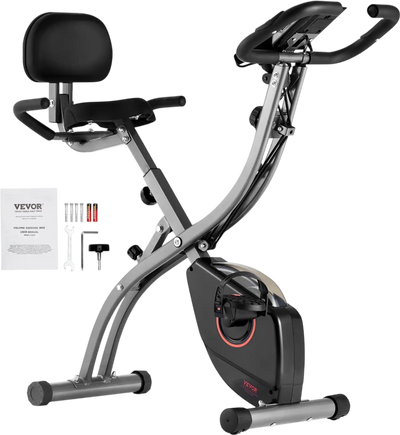 Vevor Exercise Bike Folding Magnetic Resistance Indoor Cycling Bike New