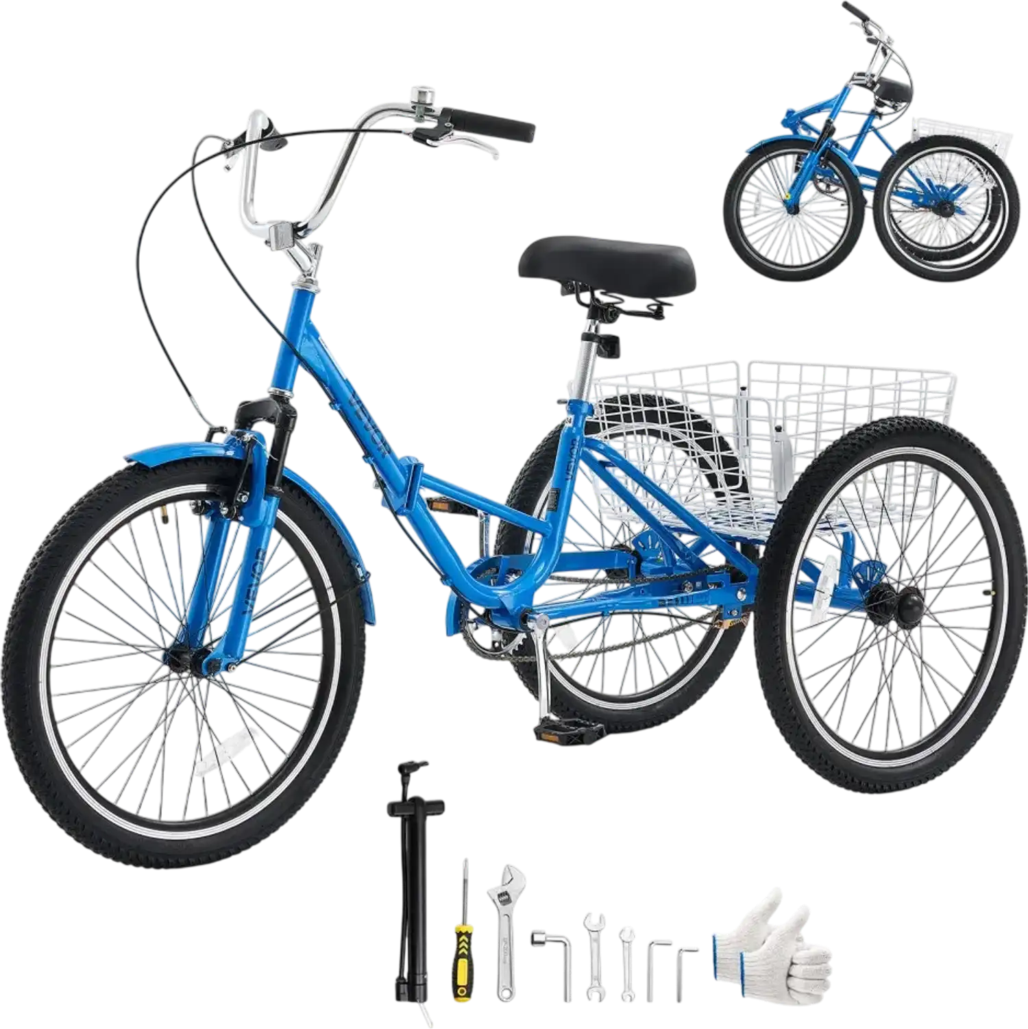 Vevor Tricycle Folding Adult 24