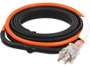VEVOR Self-Regulating Pipe Heating Cable, 9FT 5W/FT Heat Tape for Pipes Freeze Protection, Water Pipe Heat Cable with Built-in Thermostat Protects PVC Hose, Metal and Plastic Pipe from Freezing